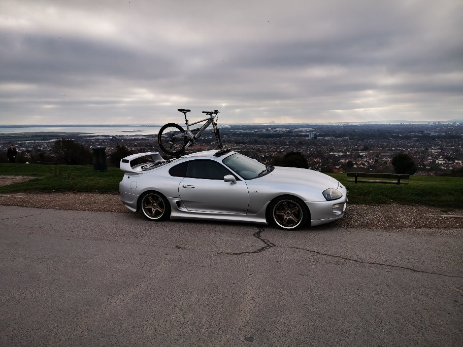 I found a bike rack for the supra Supra Chat The mkiv Supra