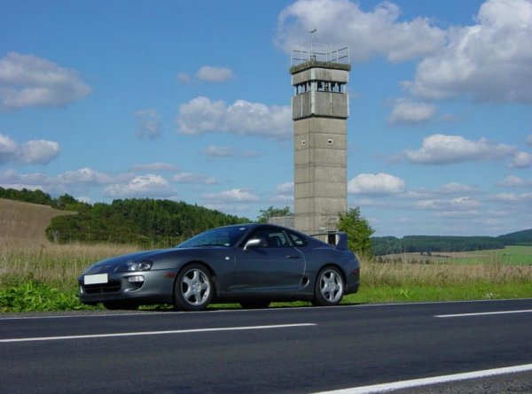 old E/W German border post