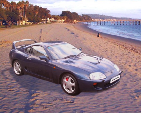 My supra on a fake beach :o)