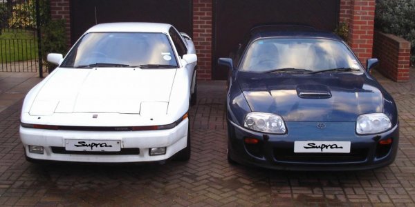 My old and new supras side by side