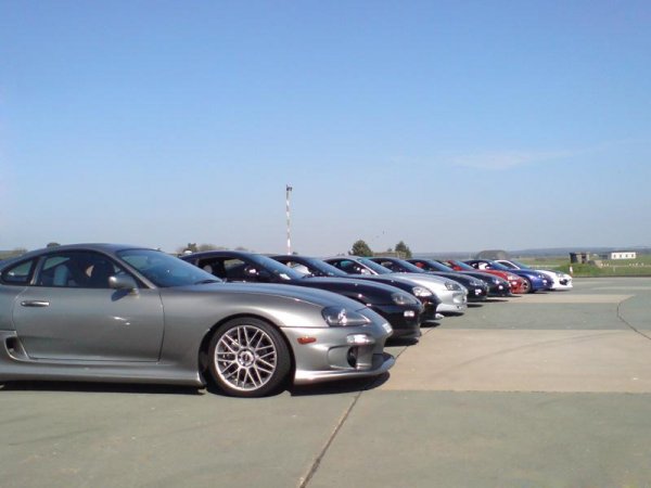 MKIV Club members at Marham Trackday