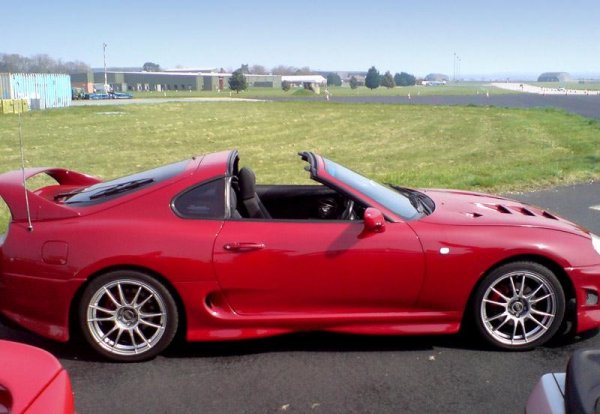 The roof off at the Marham track day