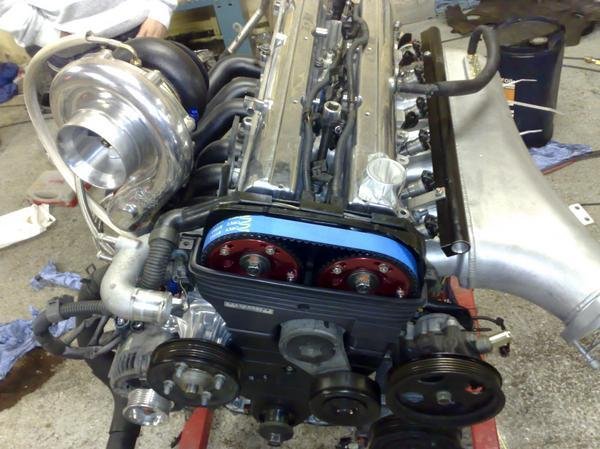 VWR High compression race engine, Jun style plenum, GT74 DBB