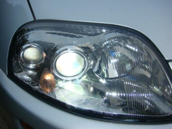 UK spec headlight