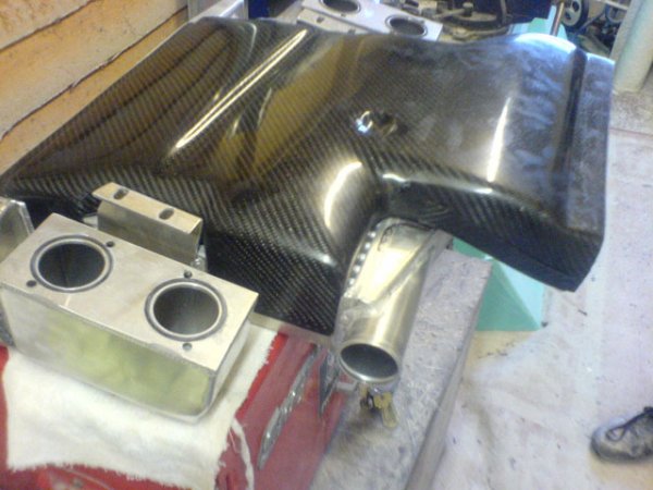 CF air scoop for supercharger (alfa sud sprint)