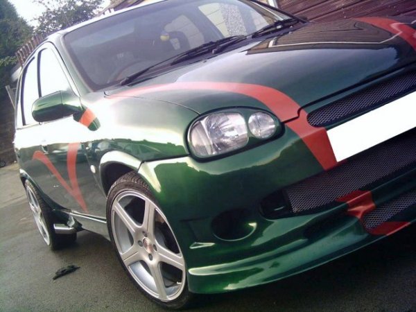 day i got it back from the bodyshop in 2005, total cost for work done £1200 inc all parts.