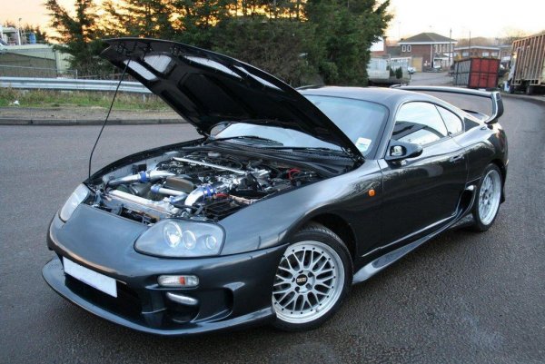 Engine bay shot was before the single install