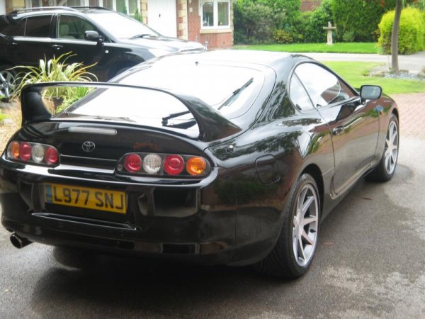 High level brake light, new aerial, 18” x 10” rear wheels, now completely re-badged with Supra and TOYOTA logo’s