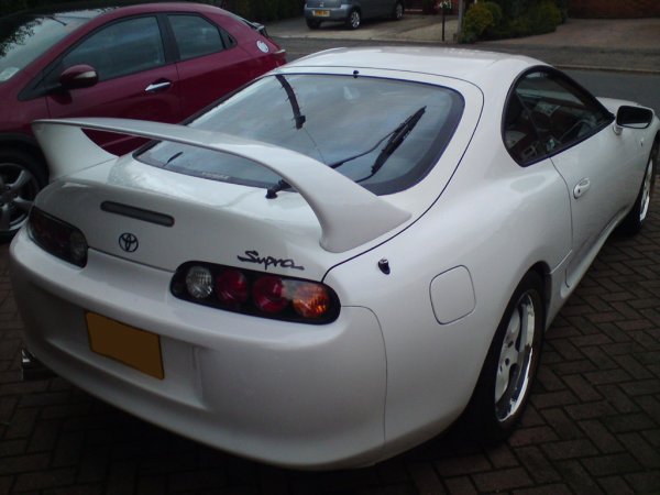 Rear shot of Supra