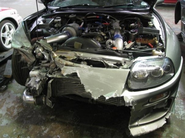 1998 Toyota Supra VVTI TT 6 Speed - Crashed by garage