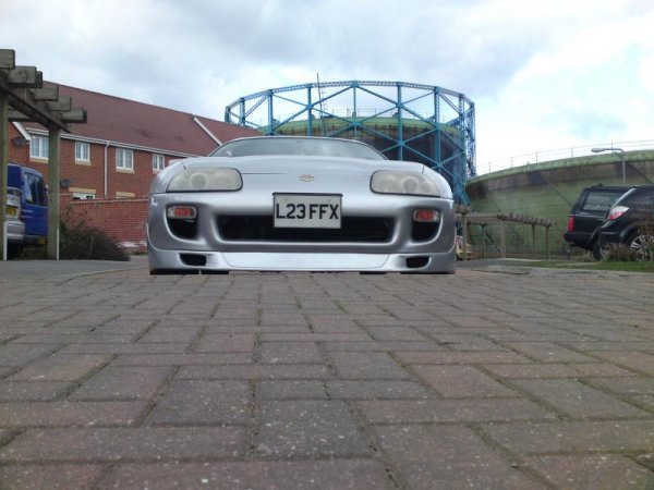 Checking to see if the new splitter will get up the small ramp to my drive way 3