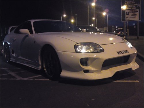 out in town 1st night a got her