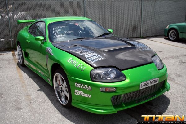 my project  supra at the port waiting for Titan Motorsport to pic it up last summer.