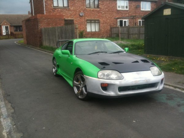 standard front + black bonnet