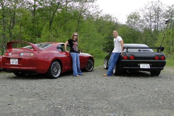 Lola and a buddies R32 up in the mountains