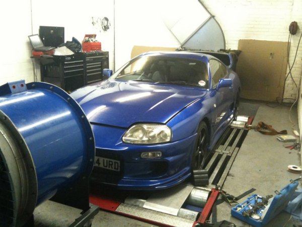 My Supra Being Dyno'd at AFR after having the TT coversion.