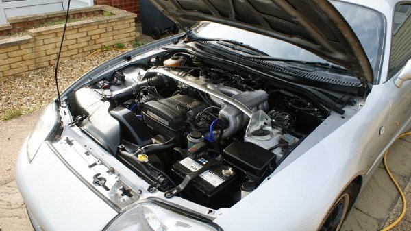 Trying to keep the engine bay clean