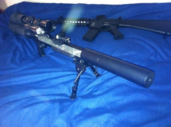 my .22 air rifle and airsoft gun