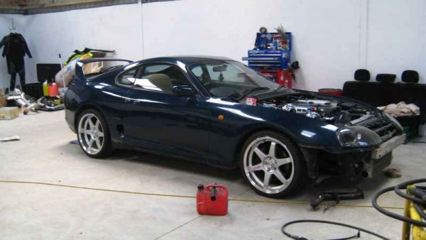 the new wheels fitted