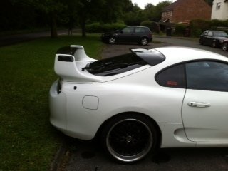 New TRD spoiler sprayed and fitted