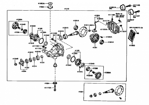 TT diff flange