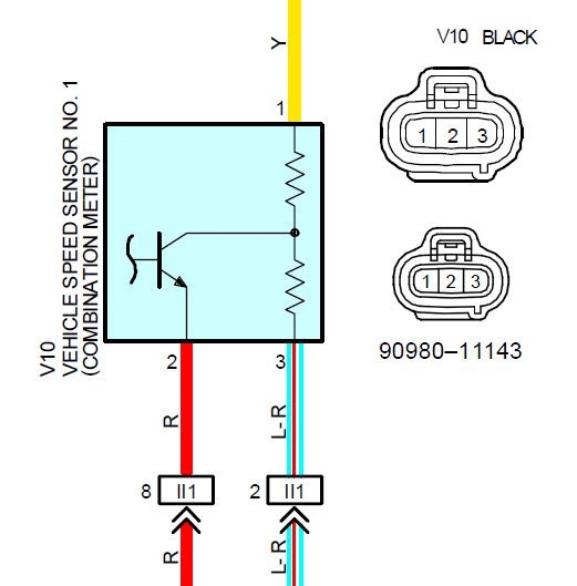 Speed Sensor No1 Connector