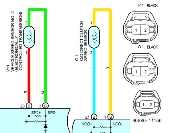 Speed Sensor No2 Connector